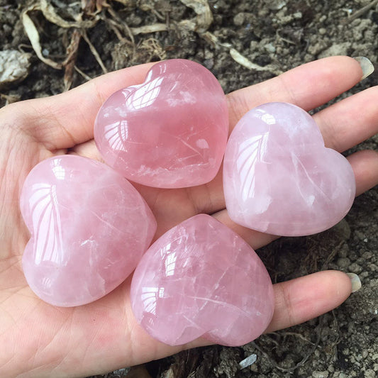 Rose Quartz Heart