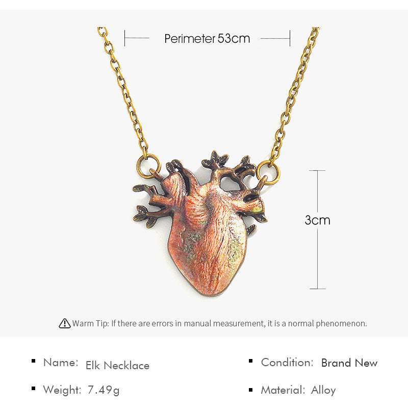 Torn Out Heart Necklace