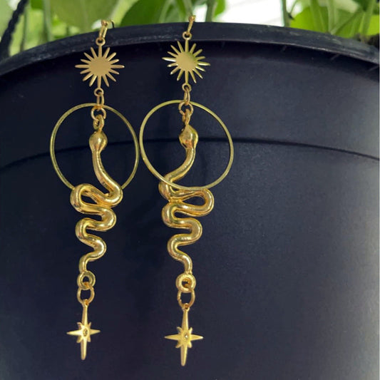 Serpent of the Sun Earrings