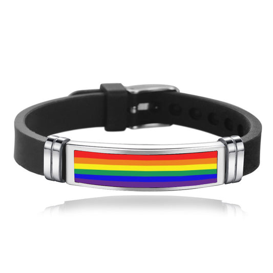 Rainbow Buckle Bracelet