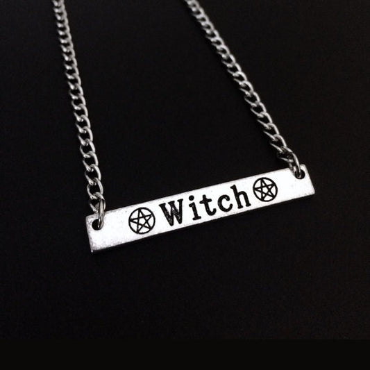 Witch/La Luna Plated Necklace