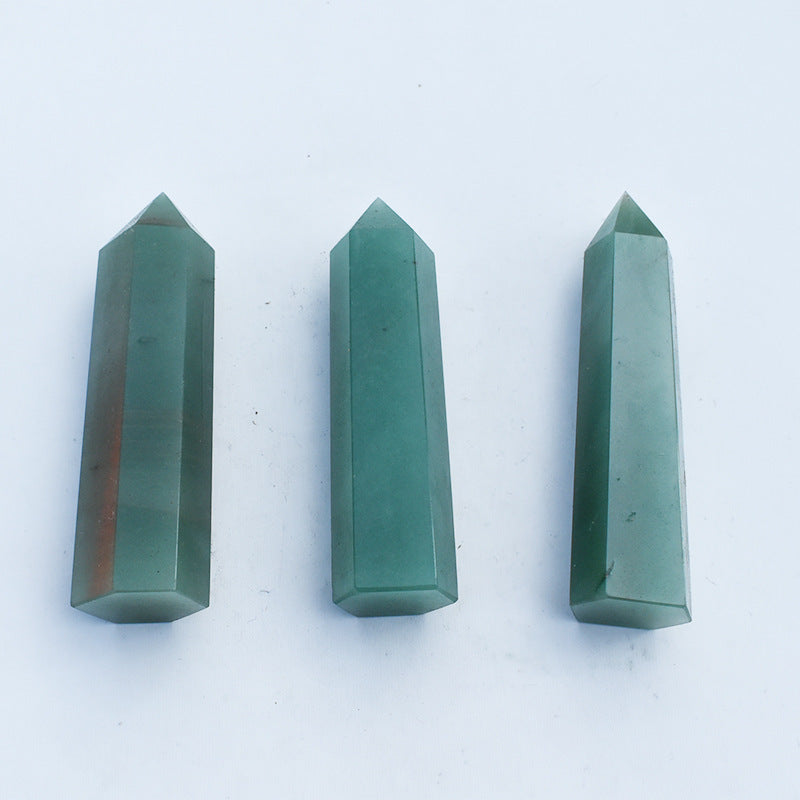 Natural Aventurine Jade Crystal Tower