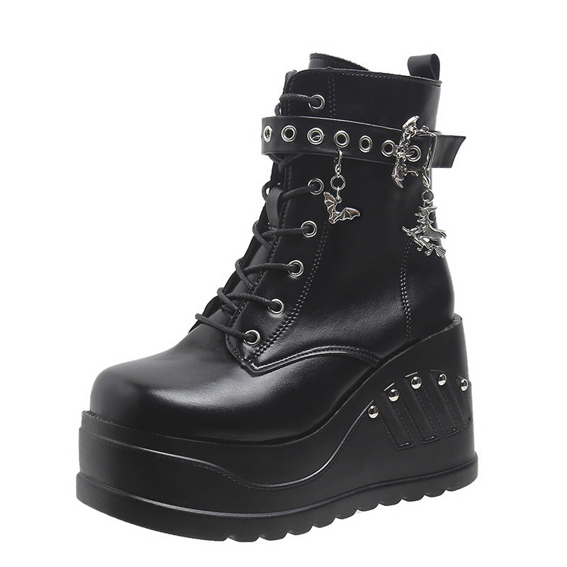 Stellar Charm Wedge Boots