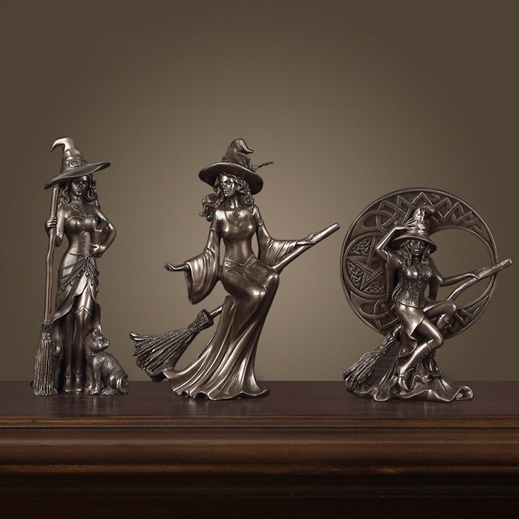 Enchanted Witch Statues