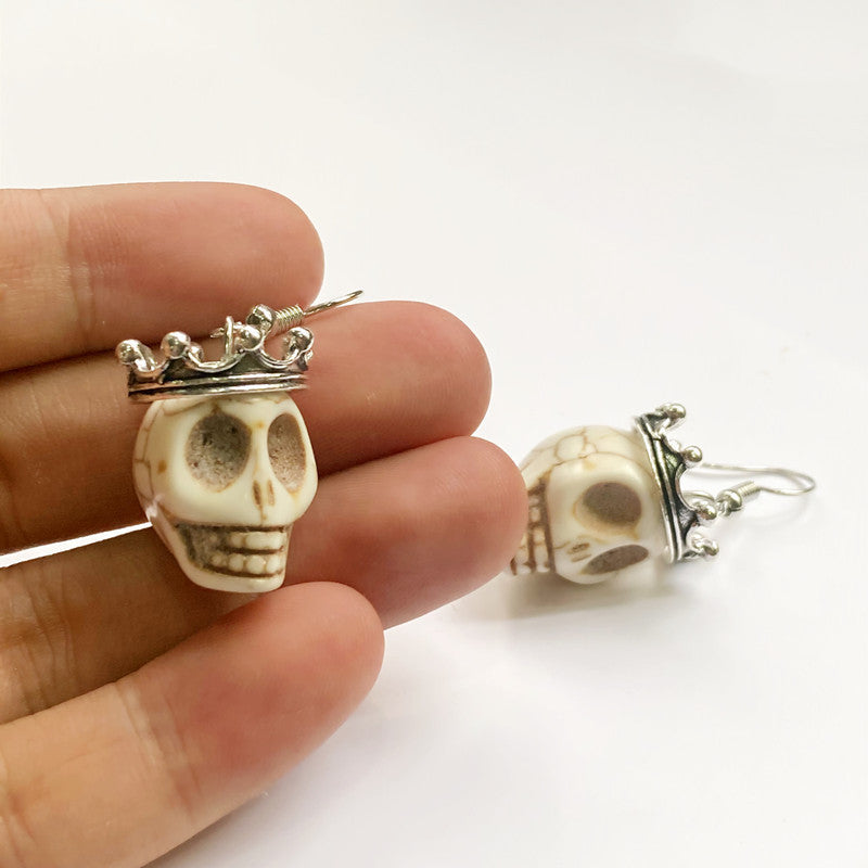 Crowned Skull Earrings