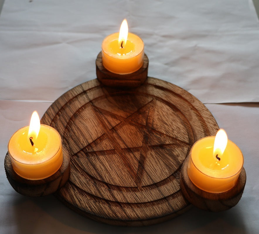 Pentacle Candle Holder