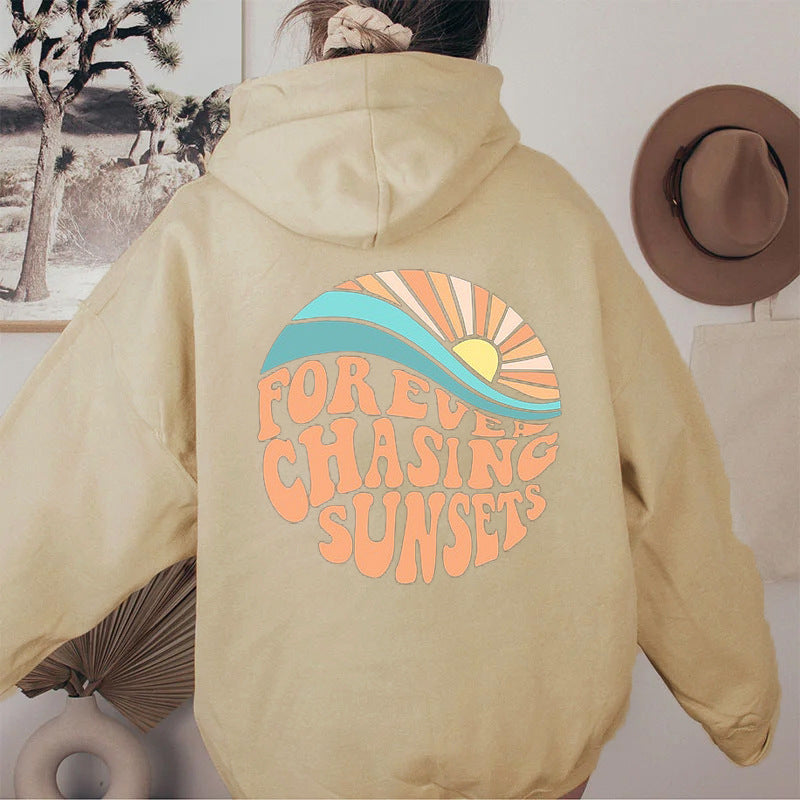 Forever Chasing Sunsets Fleece-lined Hoodie
