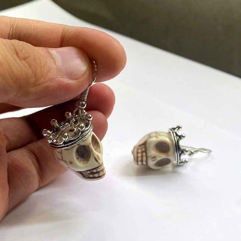 Crowned Skull Earrings