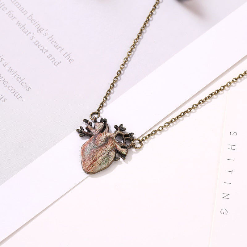 Torn Out Heart Necklace