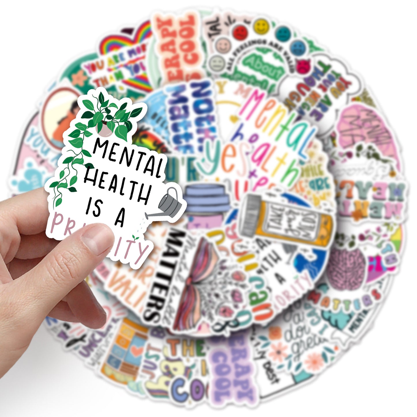 50 Mental Health Stickers