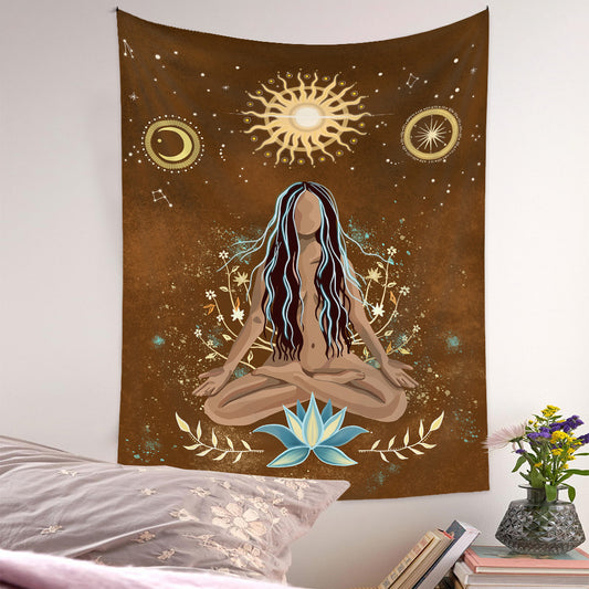 Serenity of the Sun Goddess Tapestry