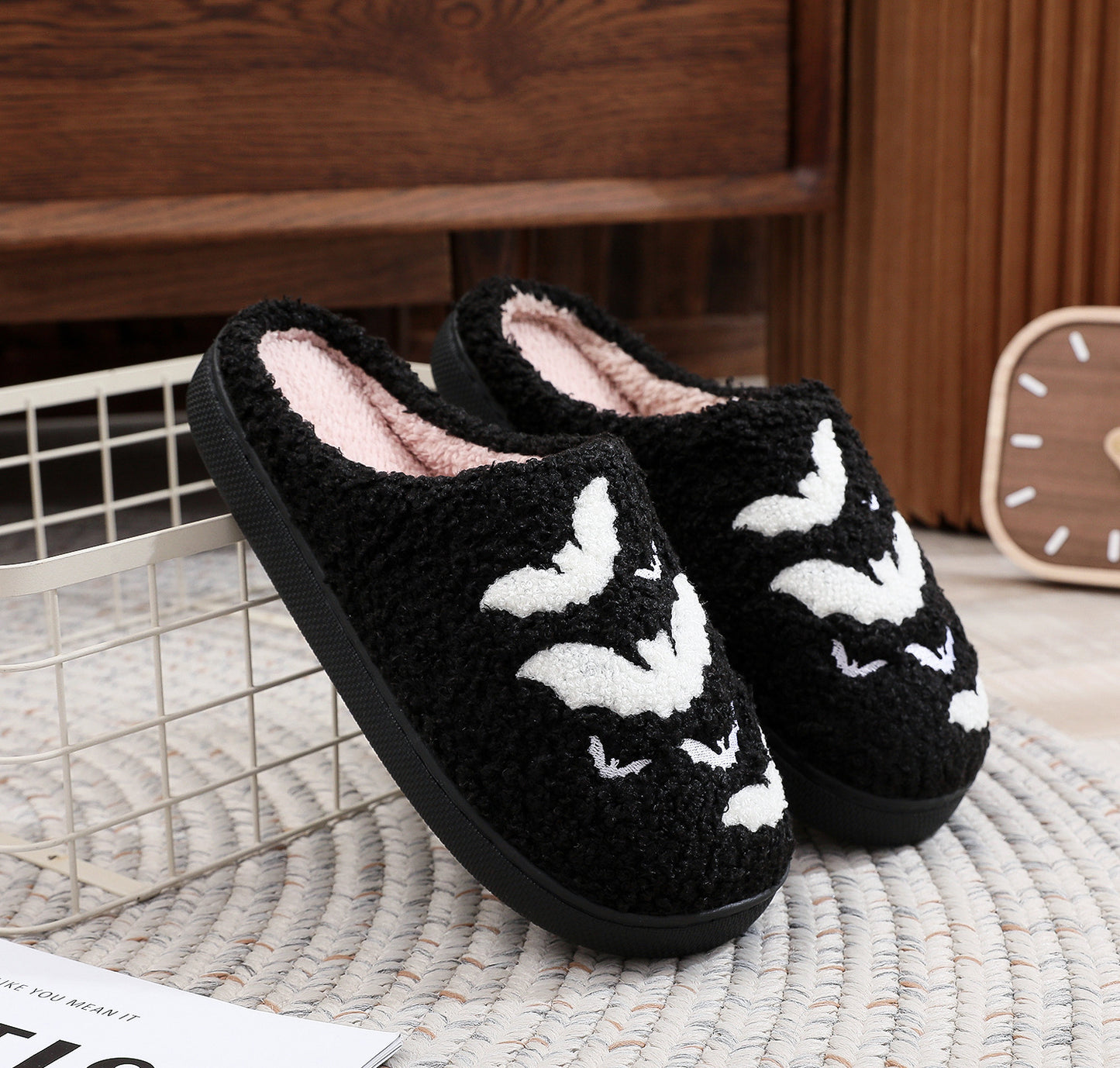 Bat Night Slippers