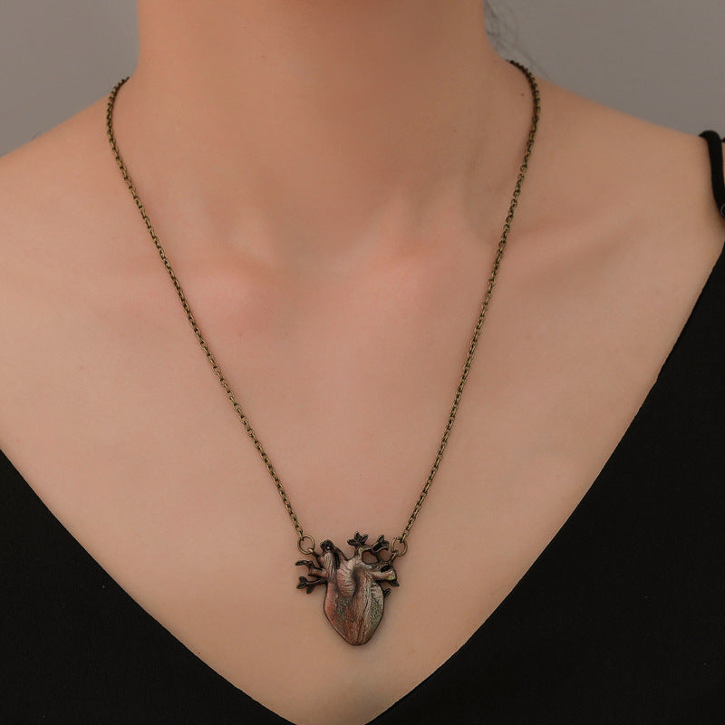 Torn Out Heart Necklace