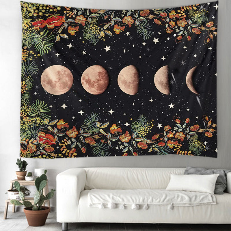Moon Phase Decorative Tapestries