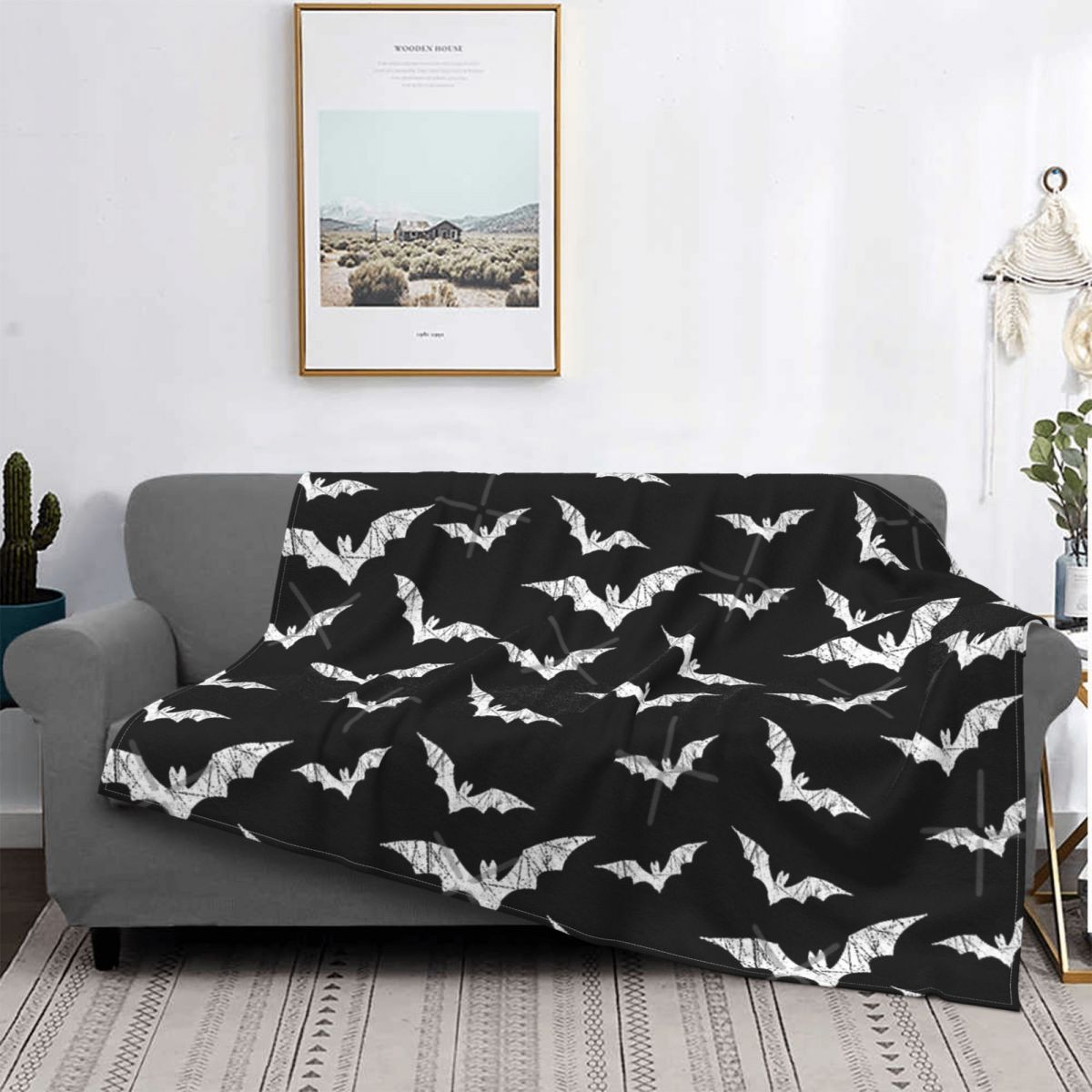 Midnight Bats Blanket