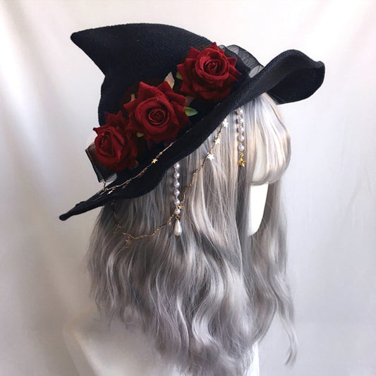 Enchanted Rose Witch Hat