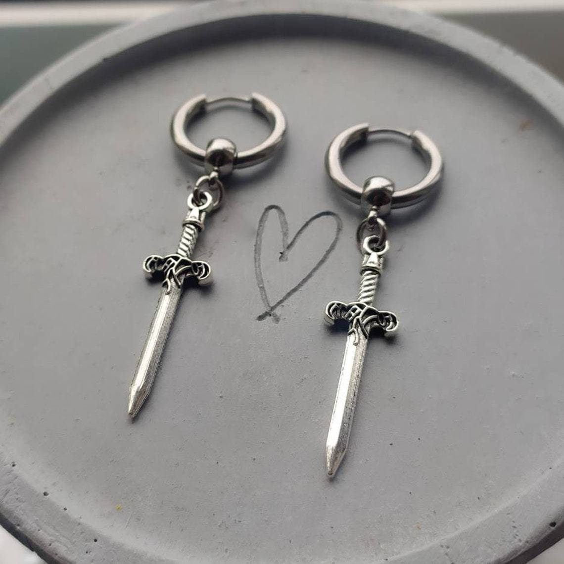 Dagger Drop Earrings