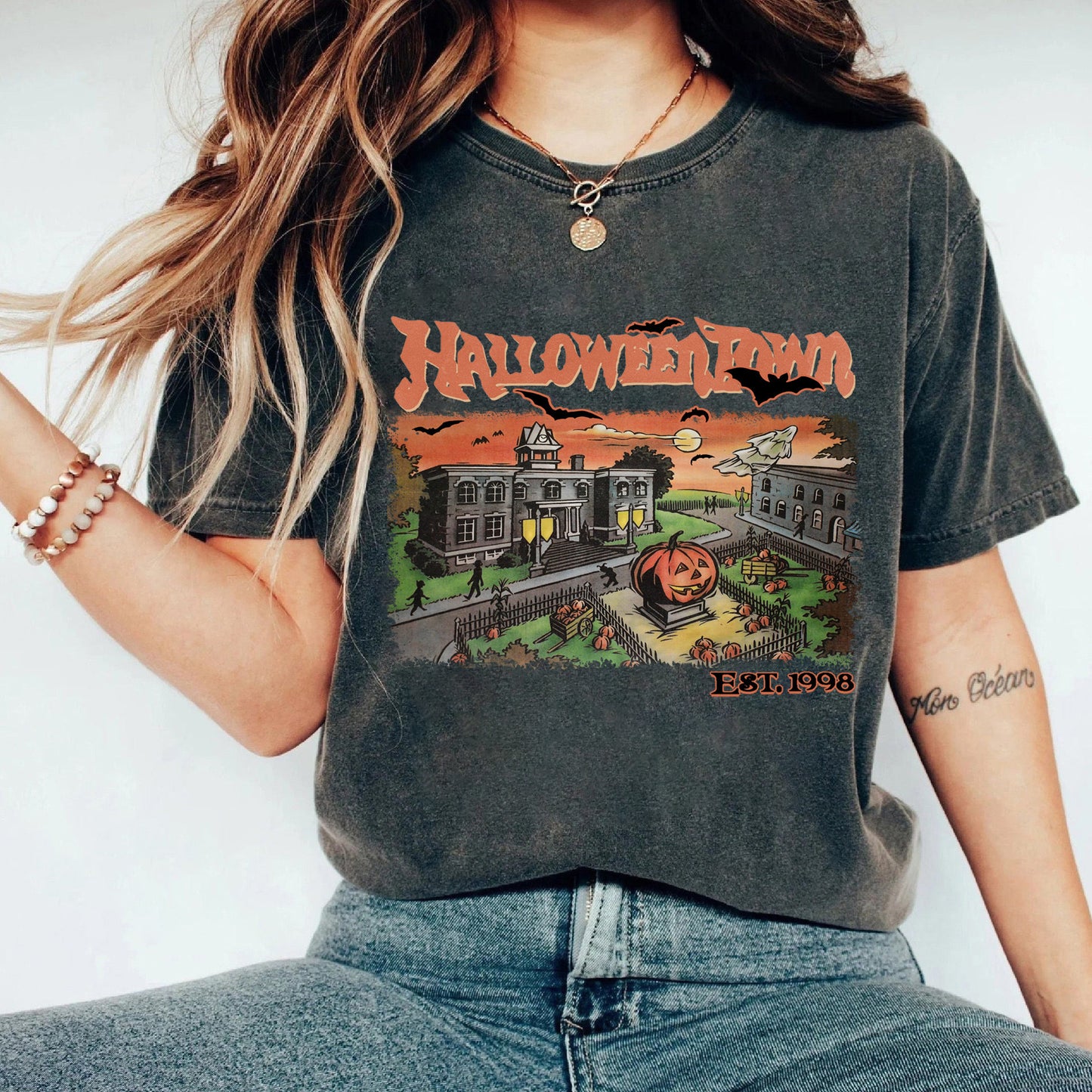 Halloween Town Vintage T-shirt