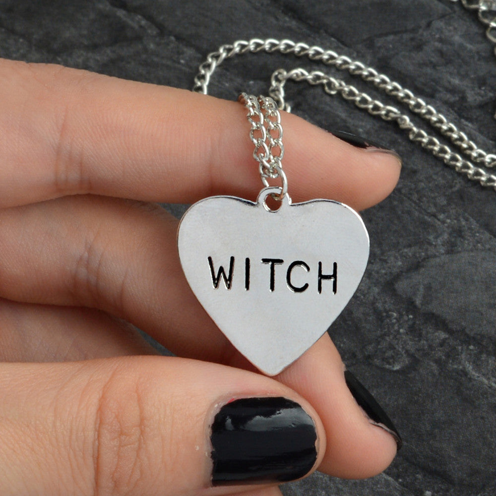 Heart-Shaped Witch Necklace