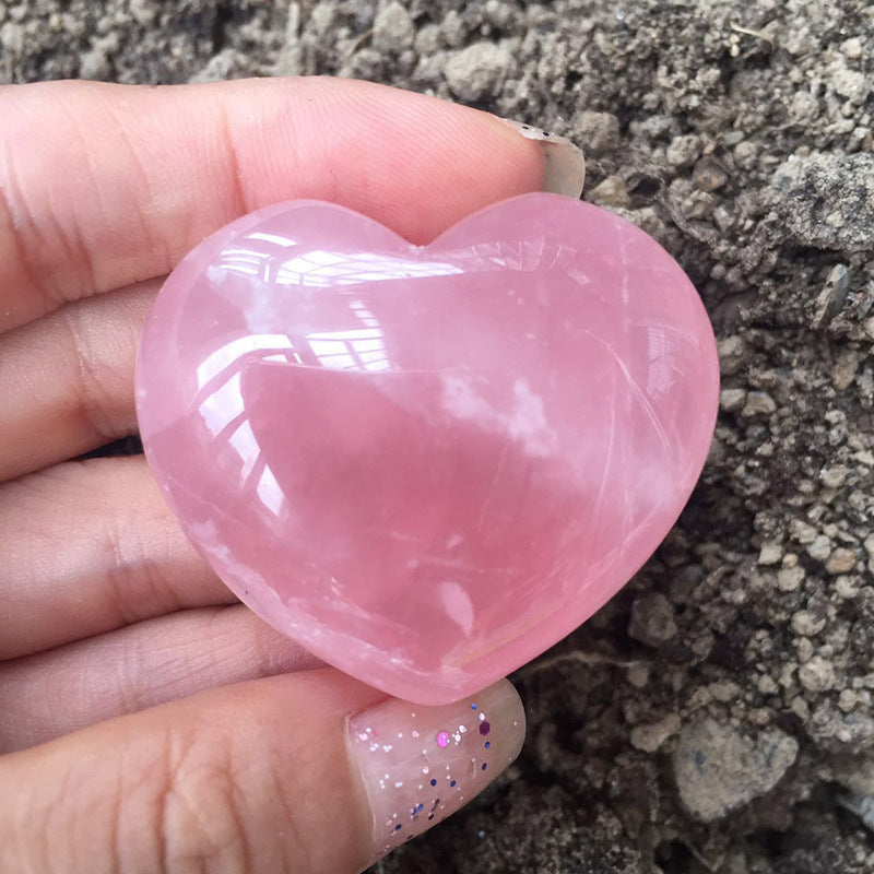 Rose Quartz Heart