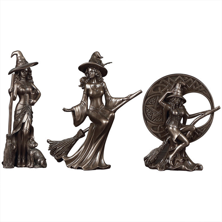 Enchanted Witch Statues