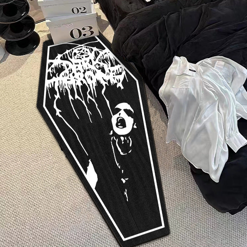 Gothic Coffin Floor Mat