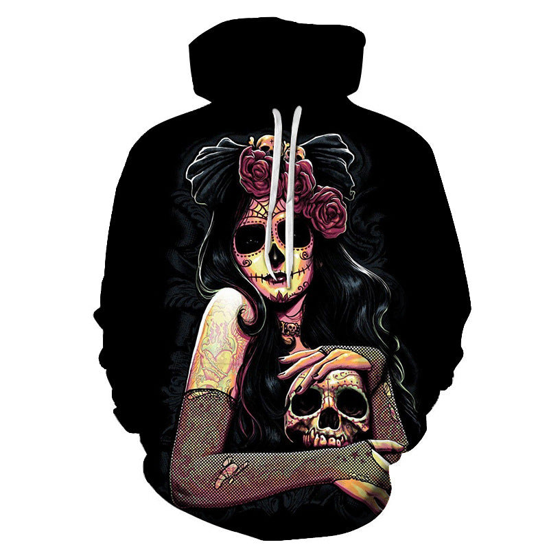 La Catrina Floral Hoodie