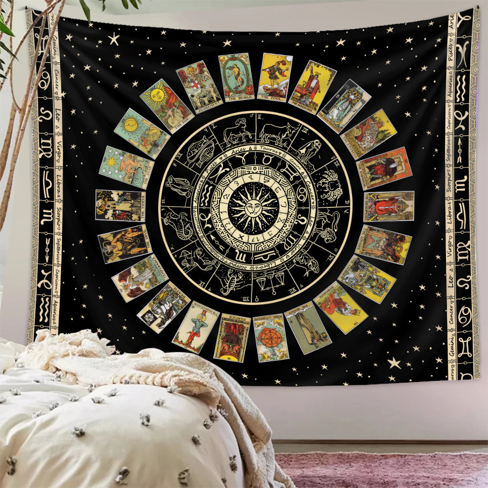 Tarot/Zodiac Kalender dekorativt billedvev