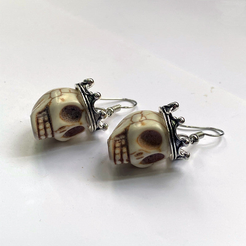 Crowned Skull Earrings