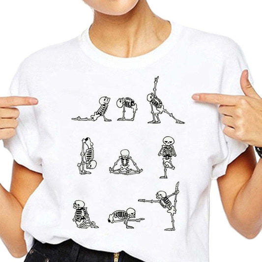 Skeleton Yoga Tee