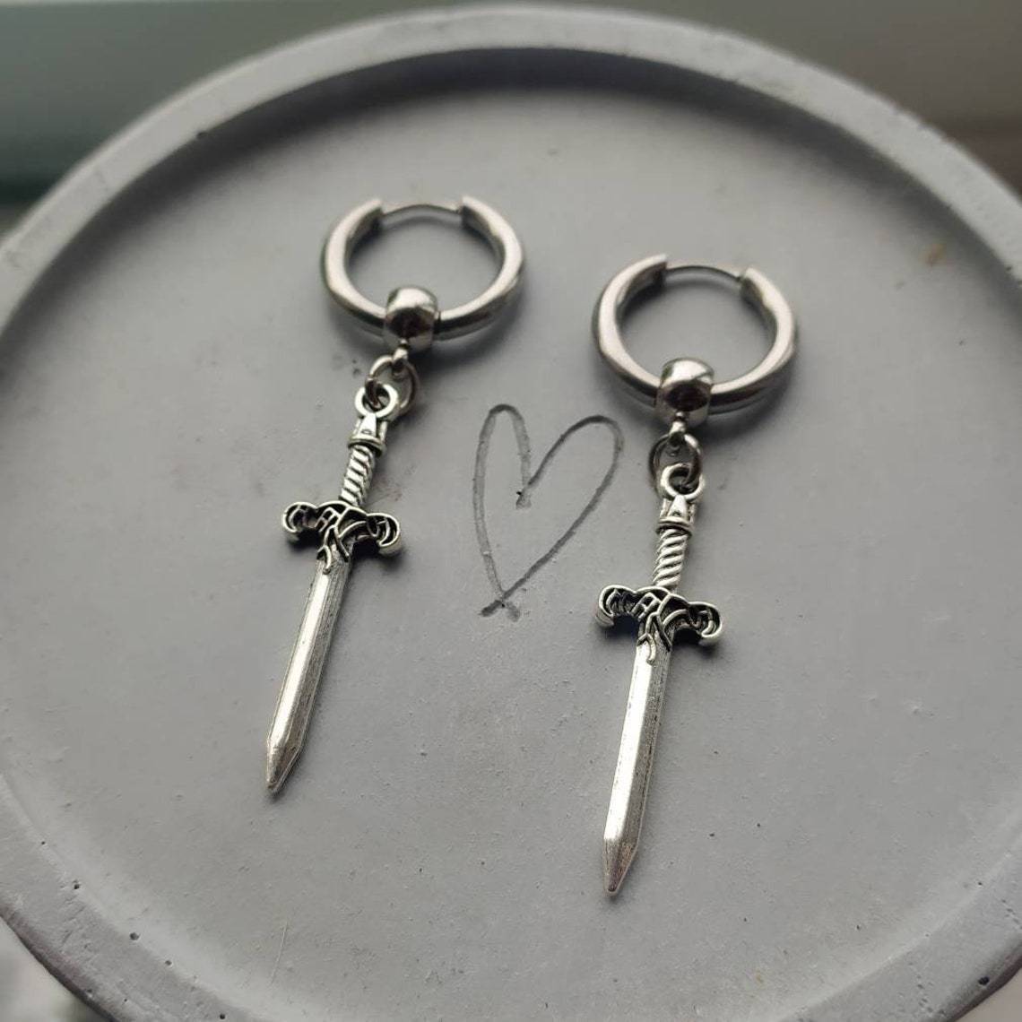 Dagger Drop Earrings