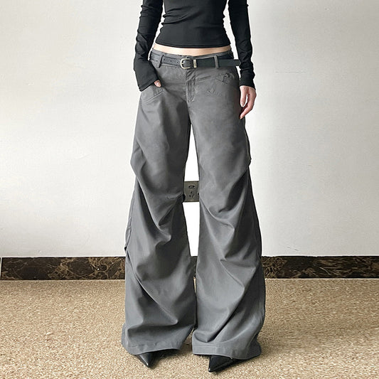 Low Waist Wide Leg Pants