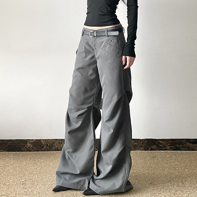 Low Waist Wide Leg Pants