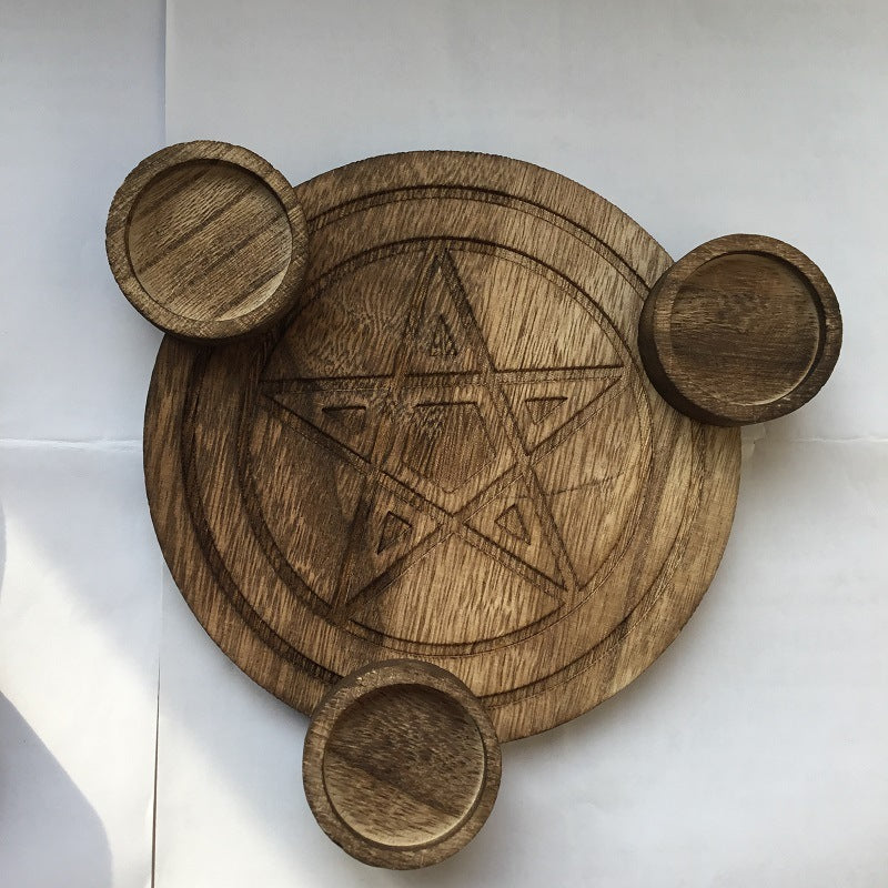 Pentacle Candle Holder