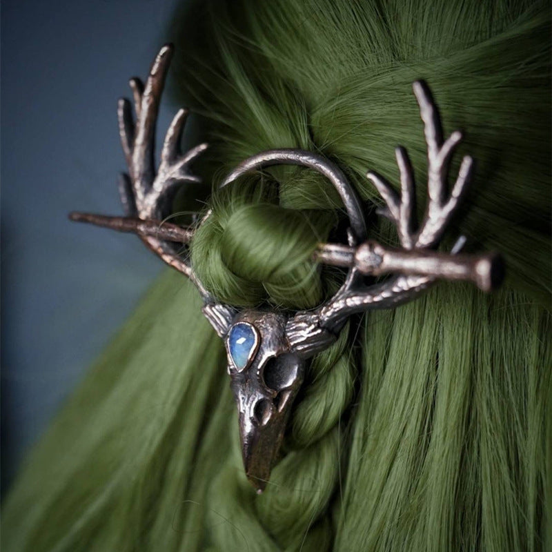 Horned Deer Hairpin