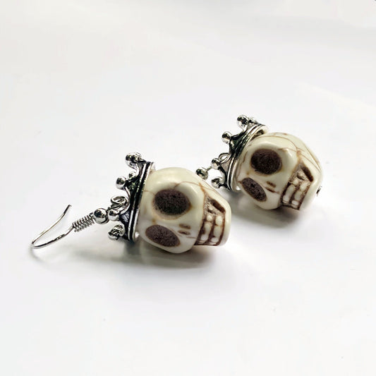 Crowned Skull Earrings