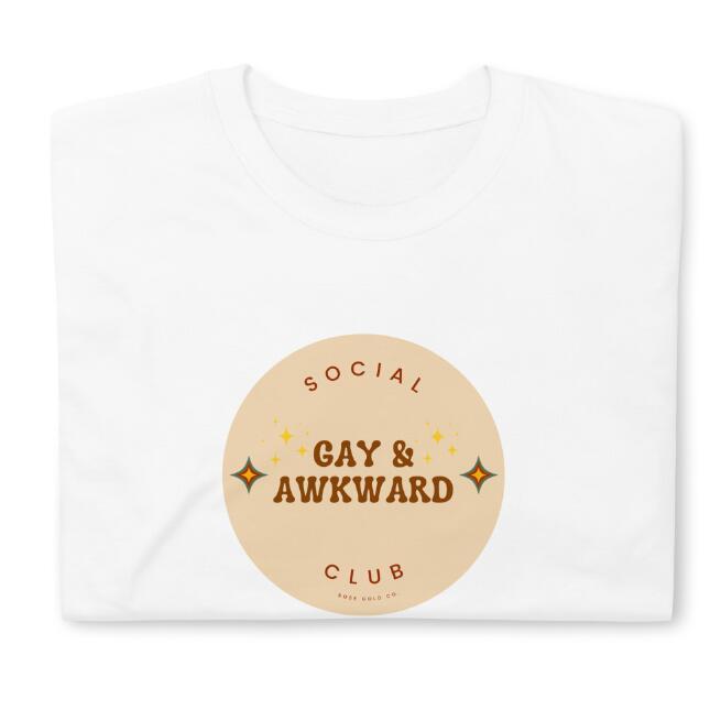 Gay And Awkward Social Club T-shirt
