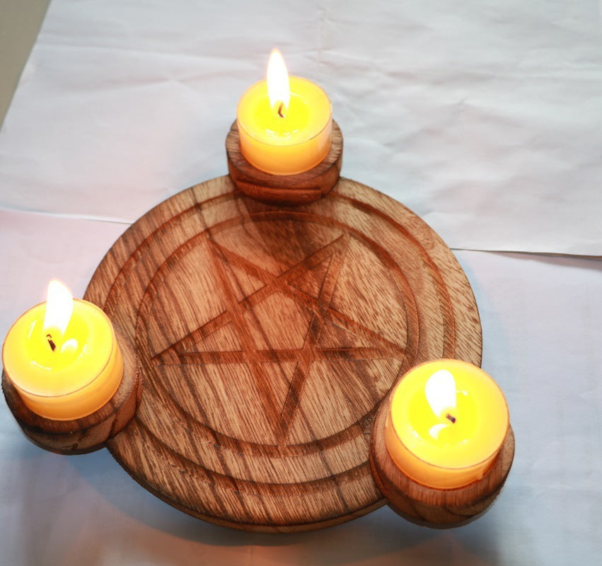 Pentacle Candle Holder